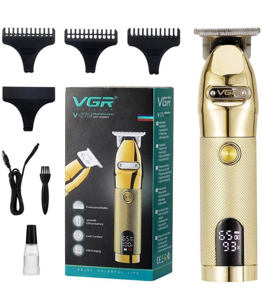 Tagliacapelli Barba Professionale Ricaricabile Carica Usb Cordless Display V-275         