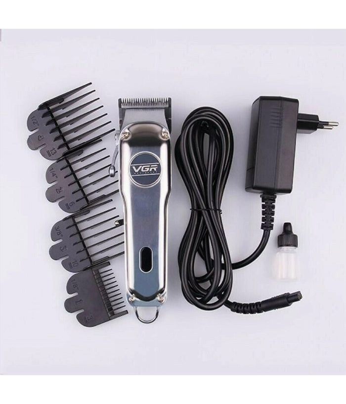 Tagliacapelli Barba Senza Fili Professionale Ricarica Usb Rasoio Valigetta V-032         