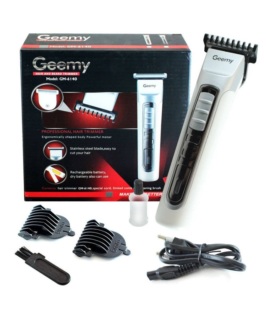Tagliacapelli Barba Trimmer Ricaricabile Elettrico Professionale Batteria Gm6140         