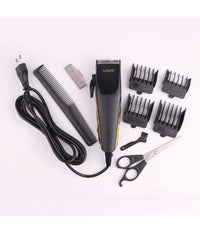 Tagliacapelli Con Filo Rasoio Elettrico Professionale Trimmer Pettini Vgr V-128         