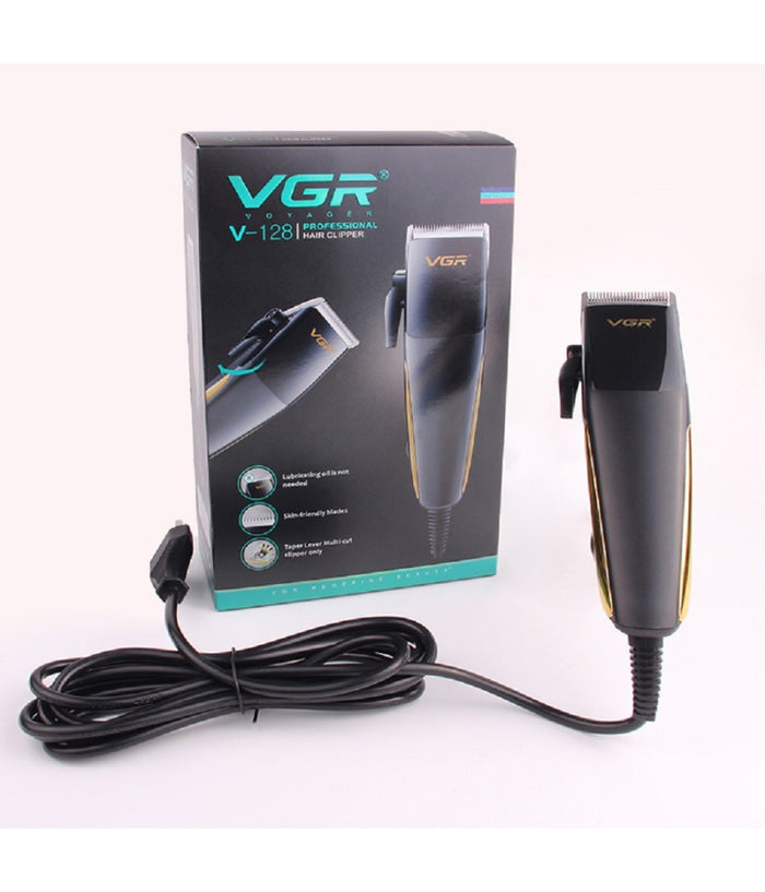 Tagliacapelli Con Filo Rasoio Elettrico Professionale Trimmer Pettini Vgr V-128         