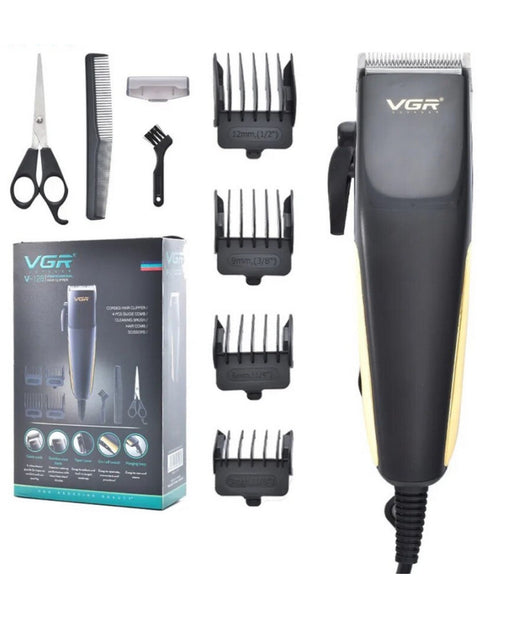 Tagliacapelli Con Filo Rasoio Elettrico Professionale Trimmer Pettini Vgr V-128         