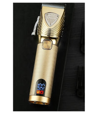 Tagliacapelli Elettrico Professionale Ricarica Usb Display Led Rasoio Vgr V-657         