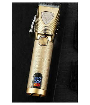 Tagliacapelli Elettrico Professionale Ricarica Usb Display Led Rasoio Vgr V-657         