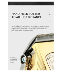 Tagliacapelli Elettrico Professionale Ricarica Usb Display Led Rasoio Vgr V-657         