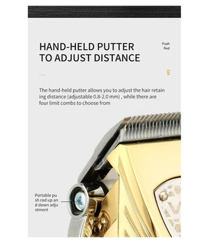 Tagliacapelli Elettrico Professionale Ricarica Usb Display Led Rasoio Vgr V-657         