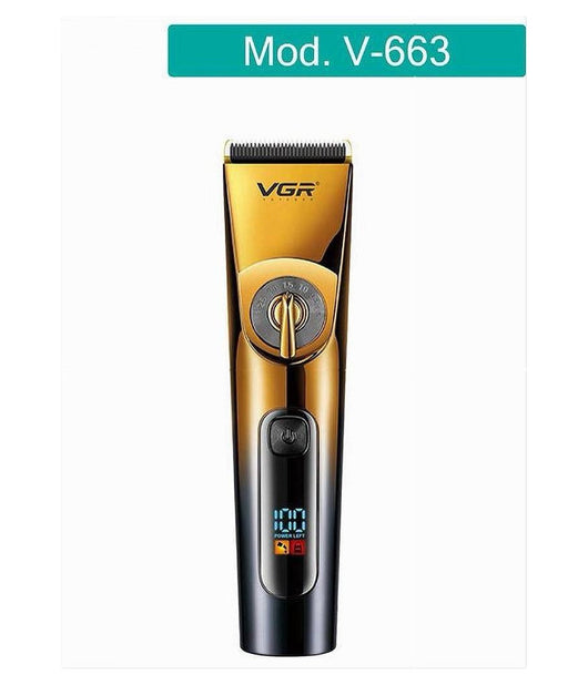 Tagliacapelli Elettrico Professionale Ricarica Usb Impermeabile Ipx6 Uomo V-663         