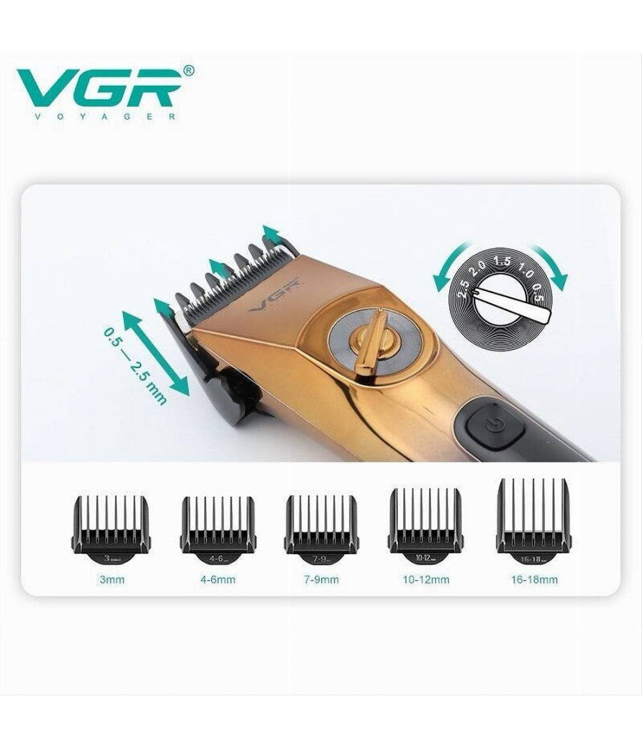 Tagliacapelli Elettrico Professionale Ricarica Usb Impermeabile Ipx6 Uomo V-663         