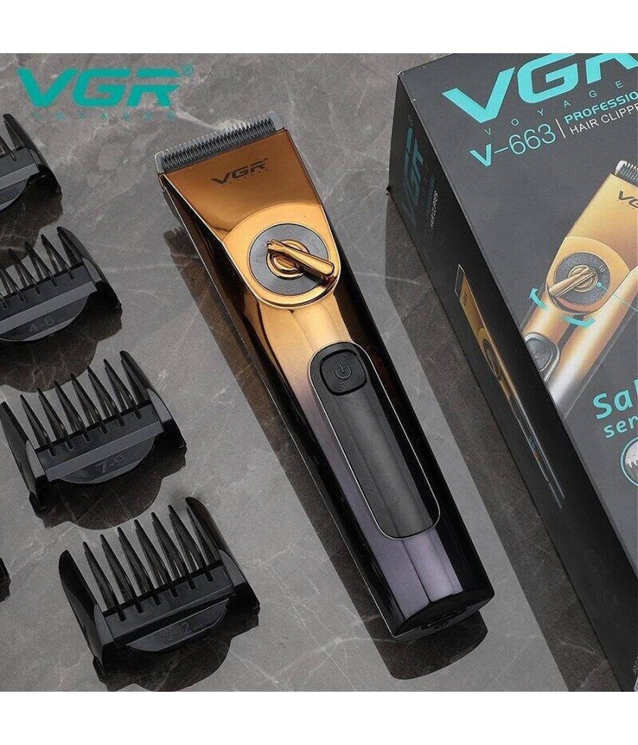 Tagliacapelli Elettrico Professionale Ricarica Usb Impermeabile Ipx6 Uomo V-663         