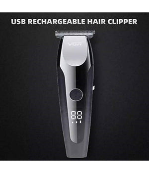 Tagliacapelli Elettrico Professionale Trimmer Barba Ricaricabile Pettini V-059         