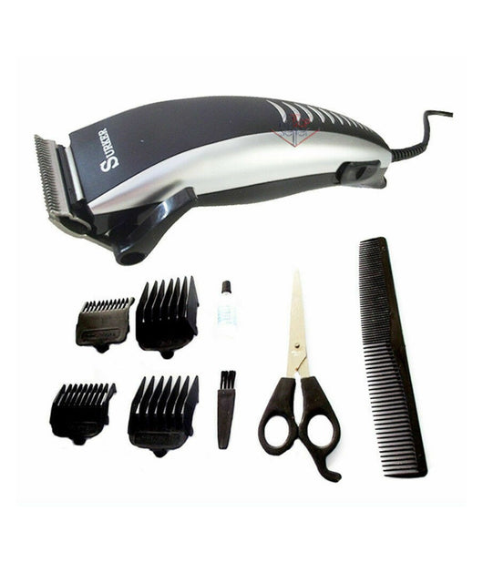 Tagliacapelli Elettrico Surker Sk-5602 Rasoio 4 Pettini Forbici Pettine         