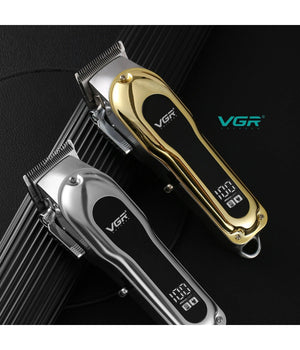 Tagliacapelli Elettrico Trimmer Barba Regolabile Professionale Vgr V-680 Display         