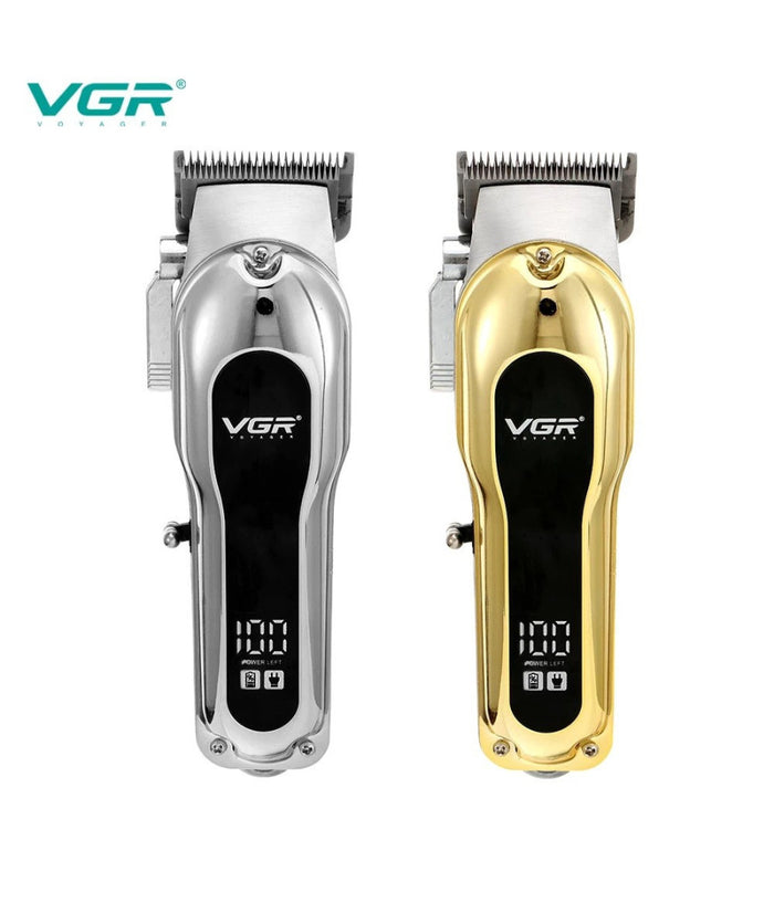 Tagliacapelli Elettrico Trimmer Barba Regolabile Professionale Vgr V-680 Display         