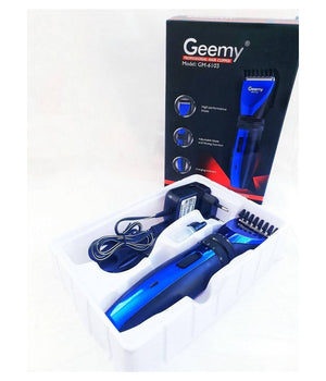 Tagliacapelli Geemy Gm-6103 Professionale A Batteria Ricaricabile Regola Barba         
