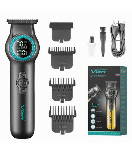 Tagliacapelli Professionale A Batteria Display Digitale Carica Usb Cordless V990         