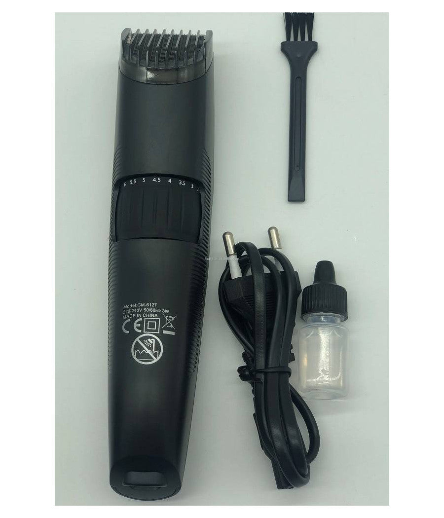 Tagliacapelli Professionale A Batteria Gm-6127 Regolabile Trimmer Capelli Barba         