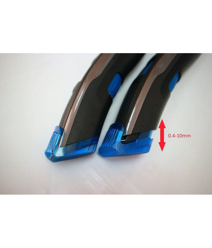 Tagliacapelli Professionale A Batteria Gm-6127 Regolabile Trimmer Capelli Barba         