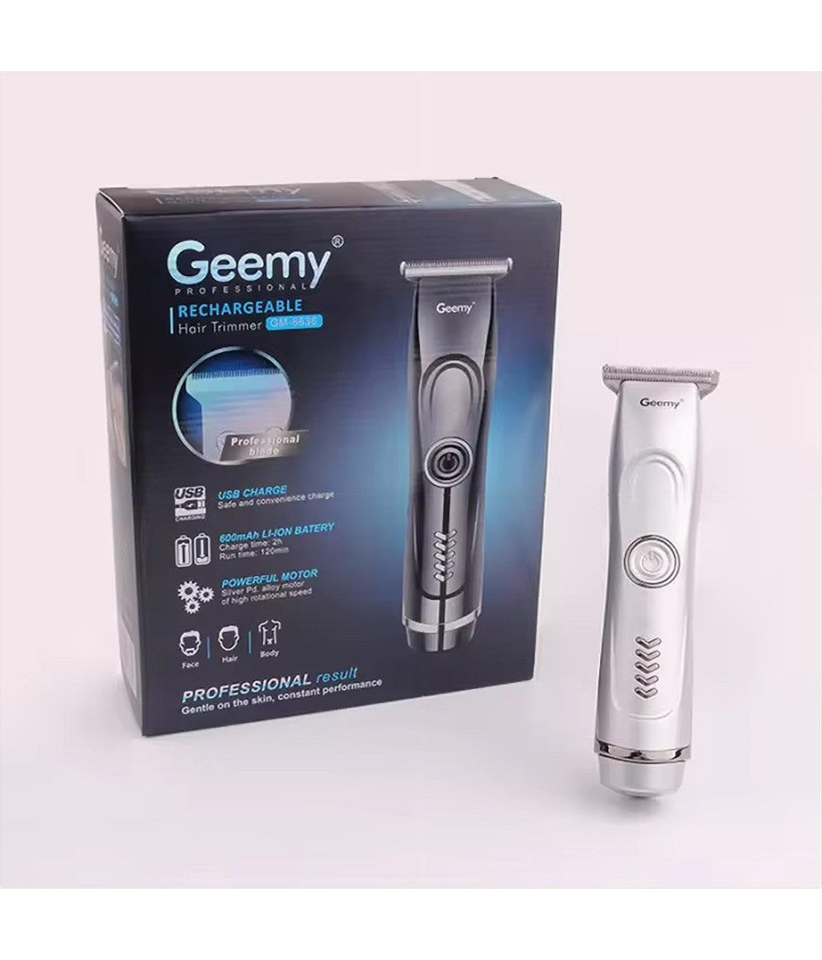 Tagliacapelli Professionale A Batteria Ricaricabile Usb Rasoio Senza Fili Gm-6636         