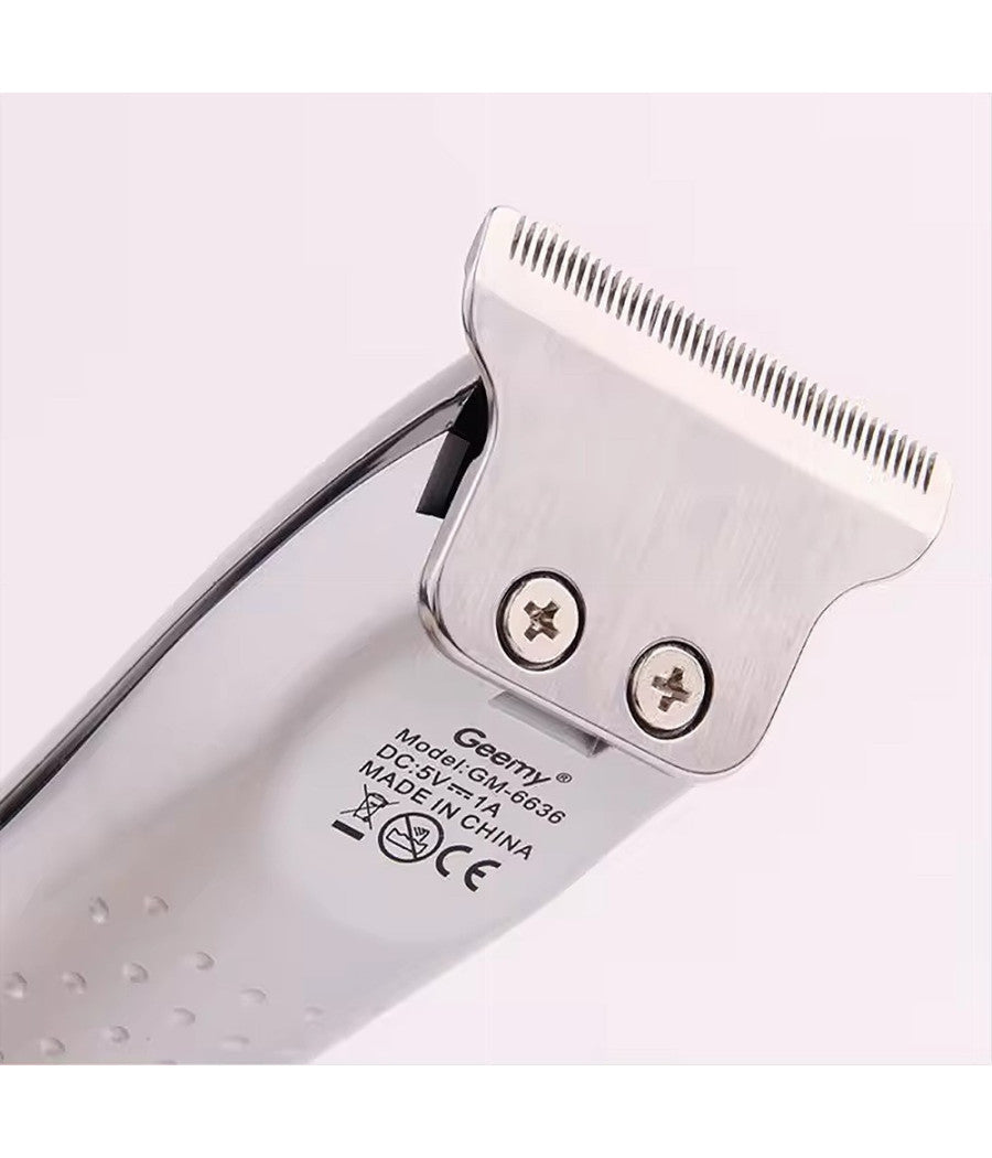 Tagliacapelli Professionale A Batteria Ricaricabile Usb Rasoio Senza Fili Gm-6636         