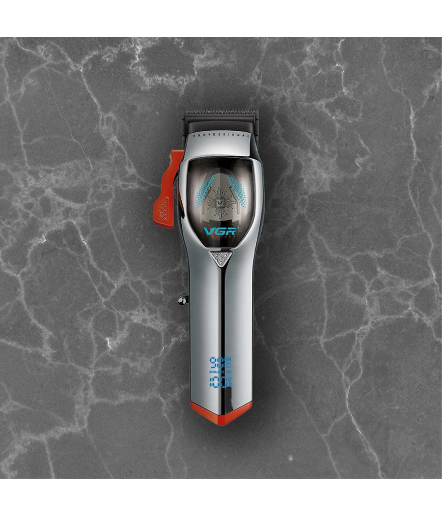 Tagliacapelli Professionale A Batteria Senza Fili Con Motore Magnetico Vgr V-647         