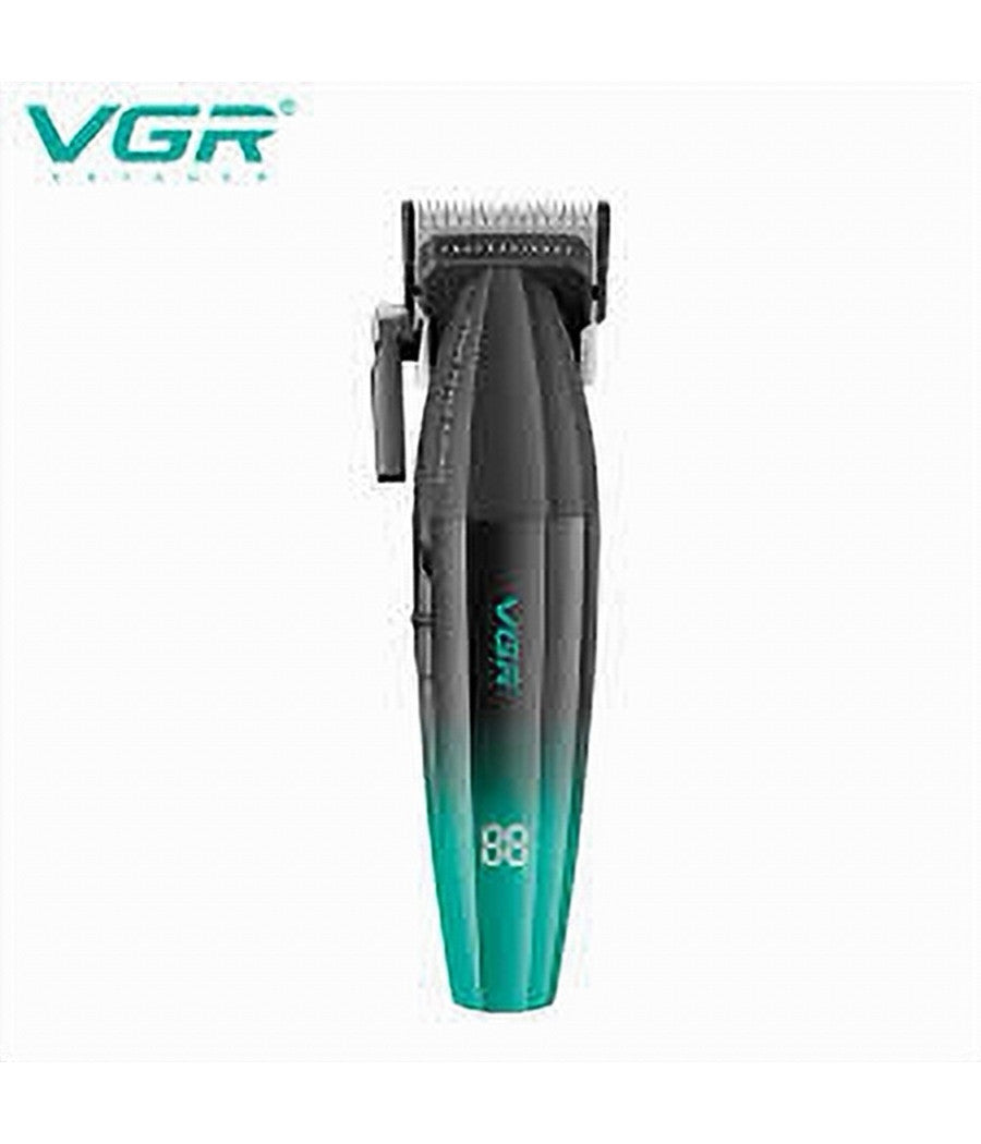 Tagliacapelli Professionale Alloggiamento In Metallo Display Digitale Batteria V-003         