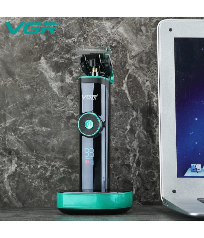 Tagliacapelli Professionale Barba Trimmer Ricarica Rapida Con Pettini Guida V671         