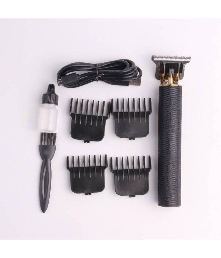 Tagliacapelli Professionale Batteria Con Doppie Punte Tagliabordi Trimmer Gm6598         