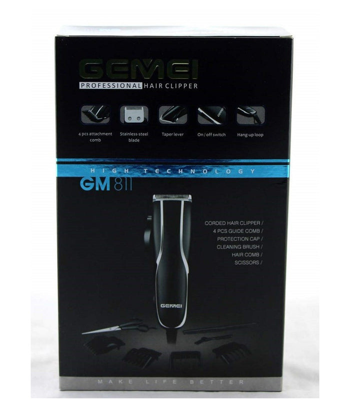 Tagliacapelli Professionale Con Filo Trimmer Elettrico Gm-811 Con Lama In Titanio         