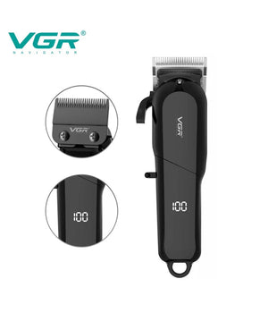 Tagliacapelli Professionale Con/senza Filo Con Display Led Rasoio Usb Vgr V-118         