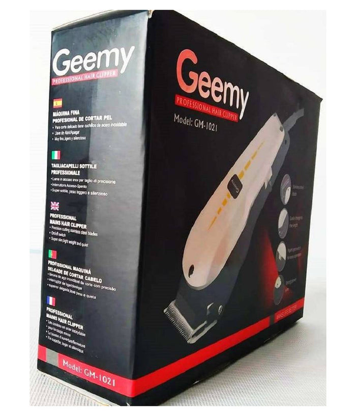 Tagliacapelli Professionale Elettrico Con Filo Trimmer Regola Barba Geemy Gm1021         