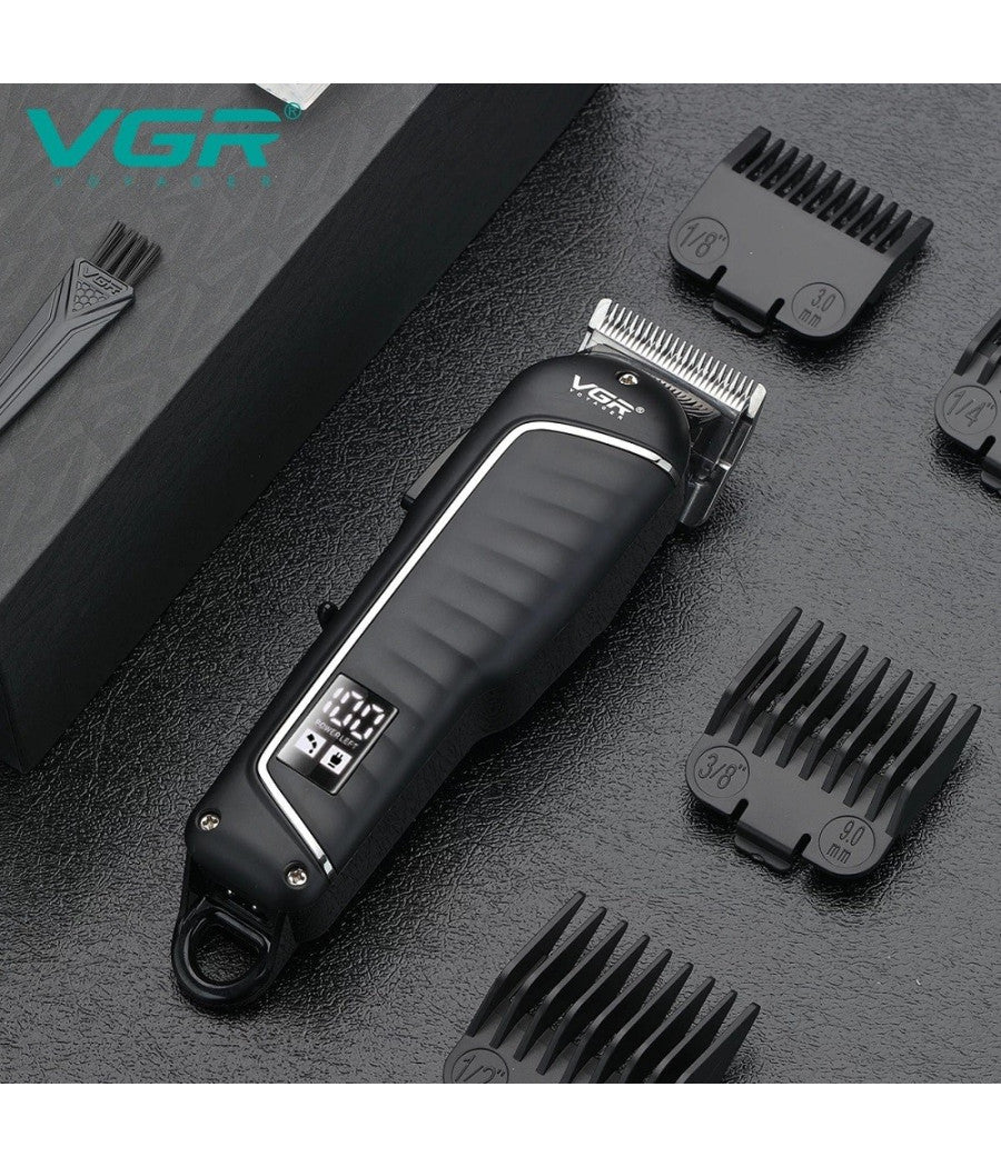 Tagliacapelli Professionale Elettrico Per Uomo Senza Fili Usb Ricaricabile V-683         