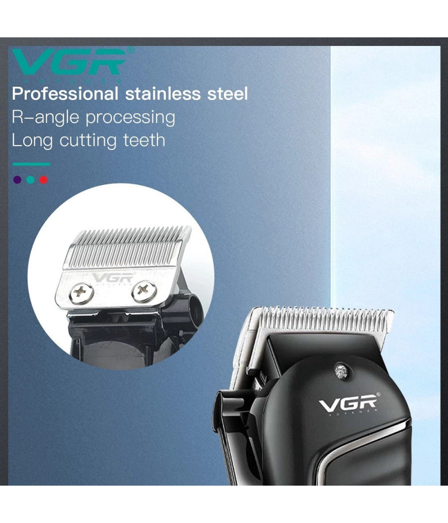 Tagliacapelli Professionale Elettrico Per Uomo Senza Fili Usb Ricaricabile V-683         