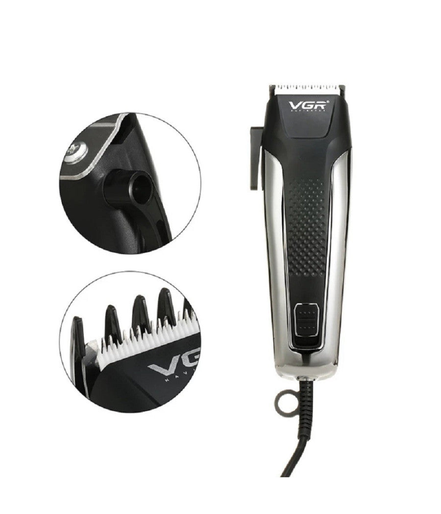 Tagliacapelli Professionale Filo Elettrico Uomo Lama In Ceramica Regolabile V120         