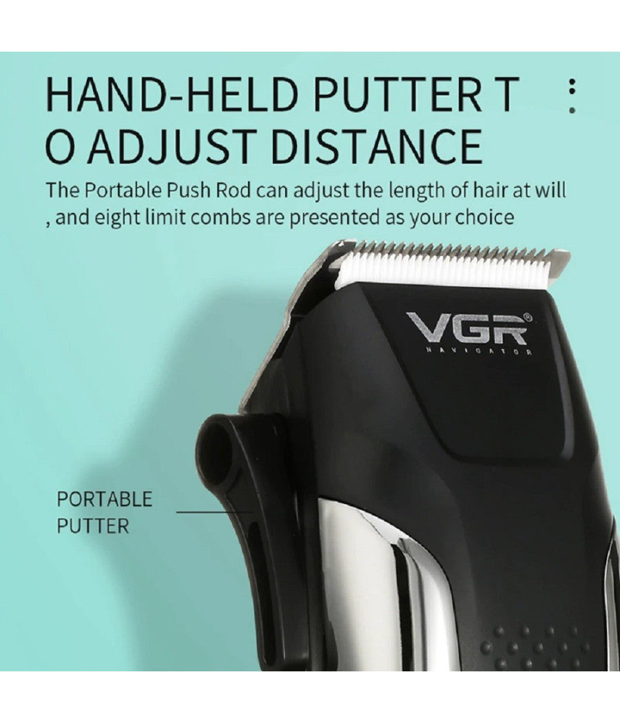 Tagliacapelli Professionale Filo Elettrico Uomo Lama In Ceramica Regolabile V120         