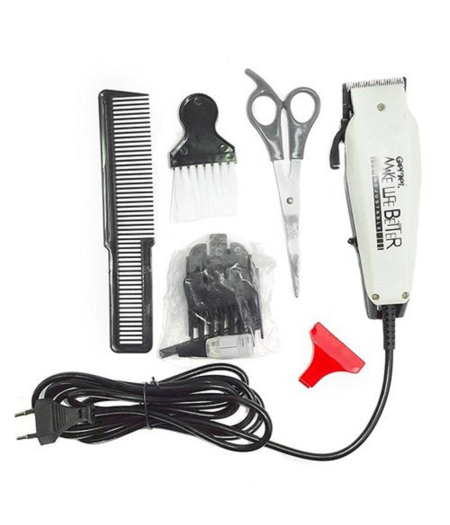 Tagliacapelli Professionale Filo Gm-1022 Rasoio Elettrico Barba Capelli Trimmer         
