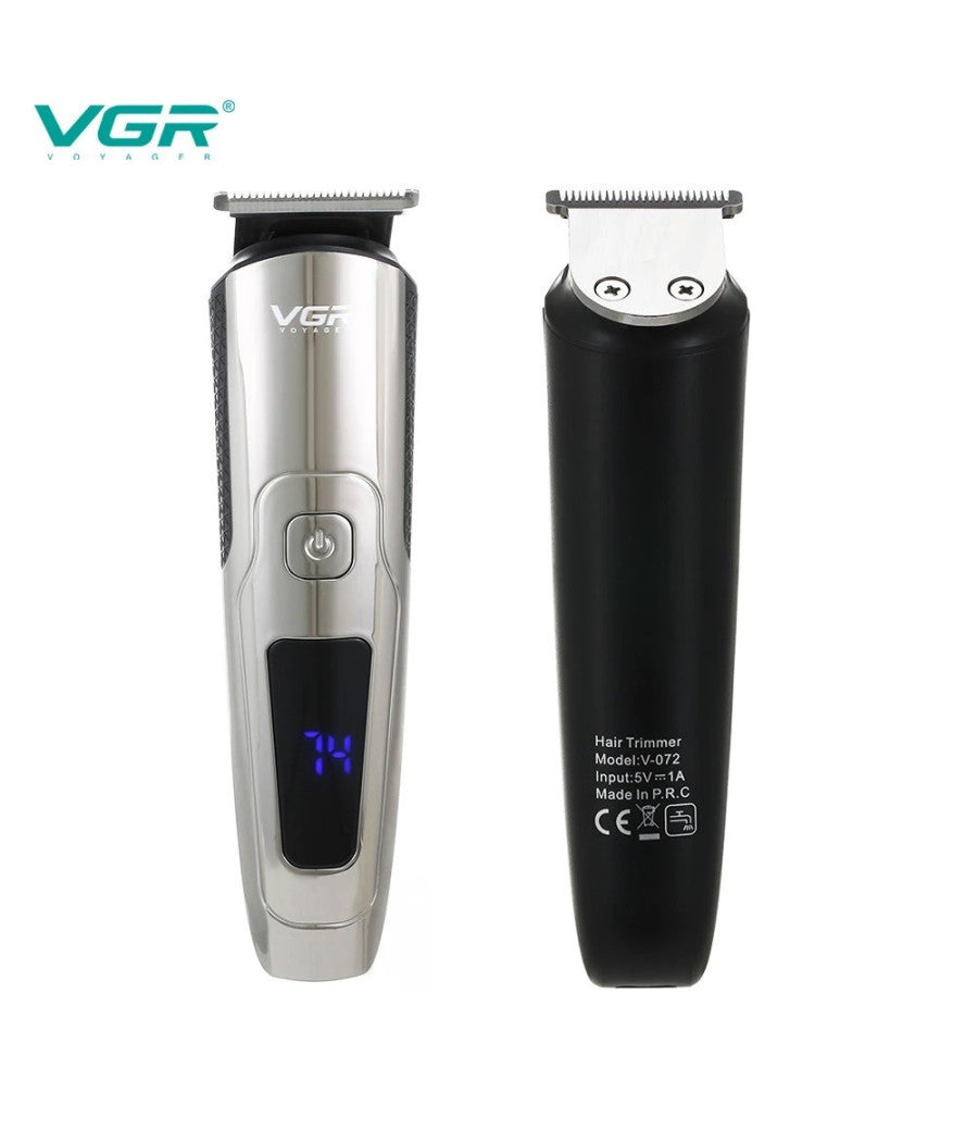 Tagliacapelli Professionale Impermeabile Ricaricabile Usb Trimmer Barba Vgr V072         