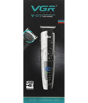 Tagliacapelli Professionale Impermeabile Ricaricabile Usb Trimmer Barba Vgr V072         