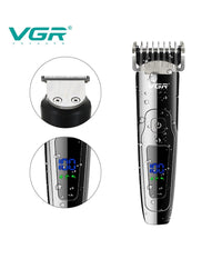 Tagliacapelli Professionale Impermeabile Ricaricabile Usb Trimmer Barba Vgr V072         