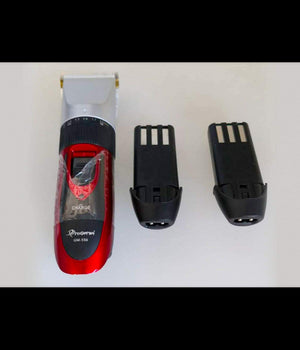 Tagliacapelli Professionale Rasoio Elettrico Doppia Batteria Ricaricabile Gm-550         