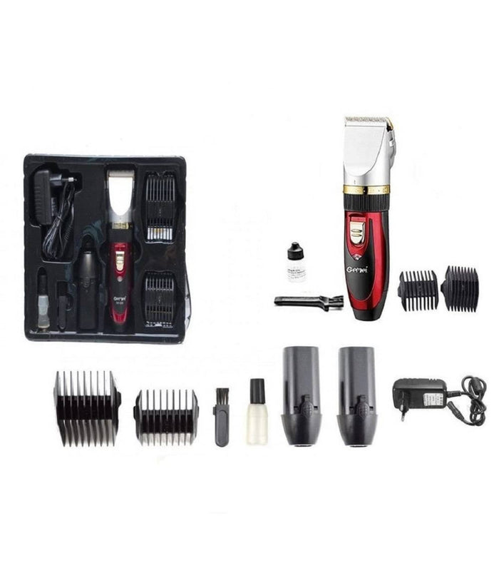 Tagliacapelli Professionale Rasoio Elettrico Doppia Batteria Ricaricabile Gm-550         