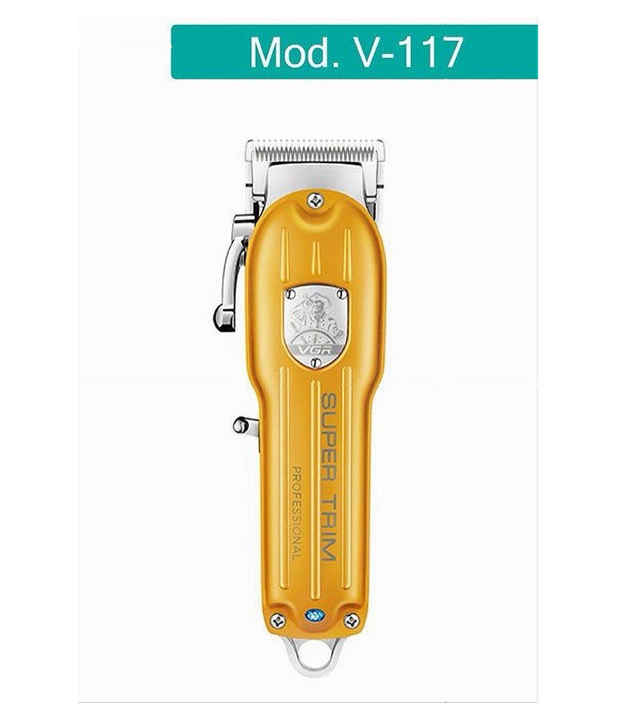 Tagliacapelli Professionale Ricaricabile Con 4 Pettini Regolabili Rasoio V-117         