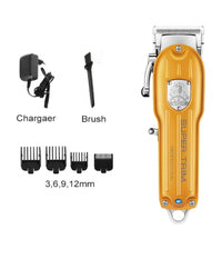 Tagliacapelli Professionale Ricaricabile Con 4 Pettini Regolabili Rasoio V-117         