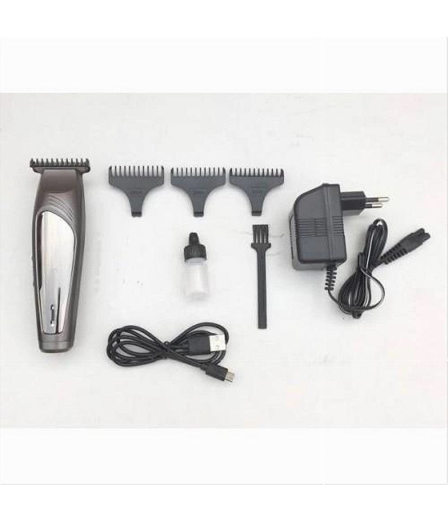 Tagliacapelli Professionale Ricaricabile Elettrico Senza Fili Trimmer Uomo Gm-6162         