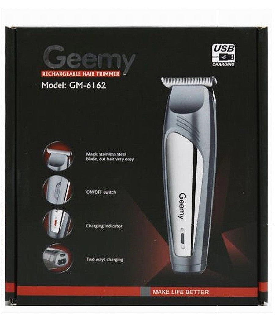 Tagliacapelli Professionale Ricaricabile Elettrico Senza Fili Trimmer Uomo Gm-6162         