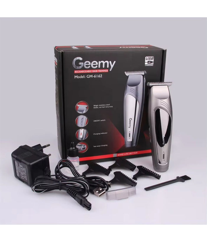 Tagliacapelli Professionale Ricaricabile Elettrico Senza Fili Trimmer Uomo Gm-6162         