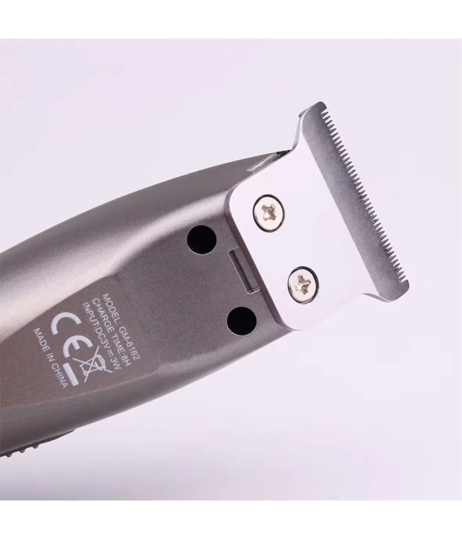 Tagliacapelli Professionale Ricaricabile Elettrico Senza Fili Trimmer Uomo Gm-6162         