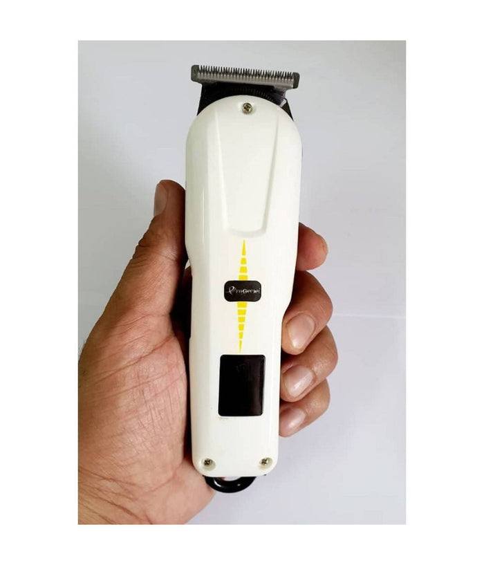 Tagliacapelli Professionale Ricaricabile Gm-6136 Display Lcd Trimmer 4 Pettini         