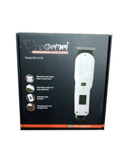 Tagliacapelli Professionale Ricaricabile Gm-6136 Display Lcd Trimmer 4 Pettini         