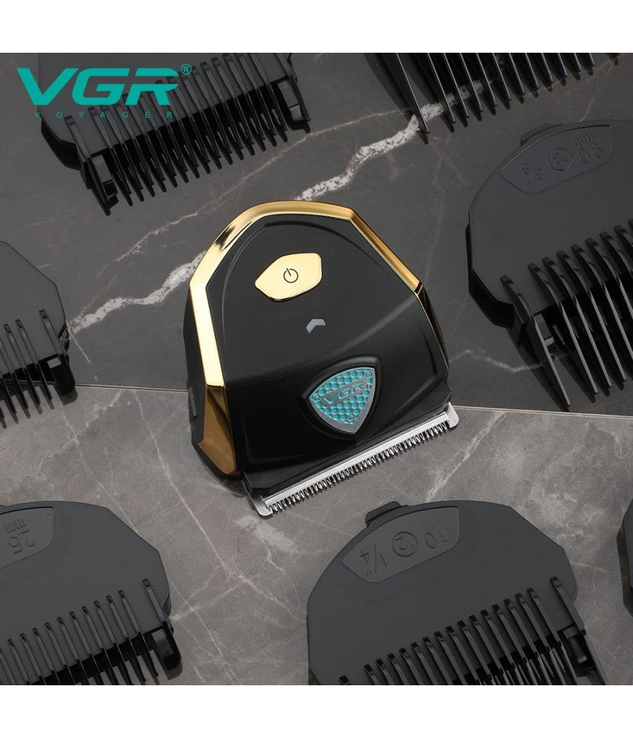 Tagliacapelli Professionale Ricaricabile Senza Fili Regolabarba Uomo Rasoio V-910         