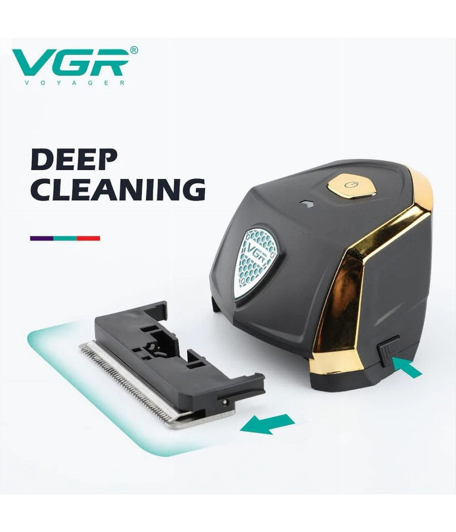 Tagliacapelli Professionale Ricaricabile Senza Fili Regolabarba Uomo Rasoio V-910         